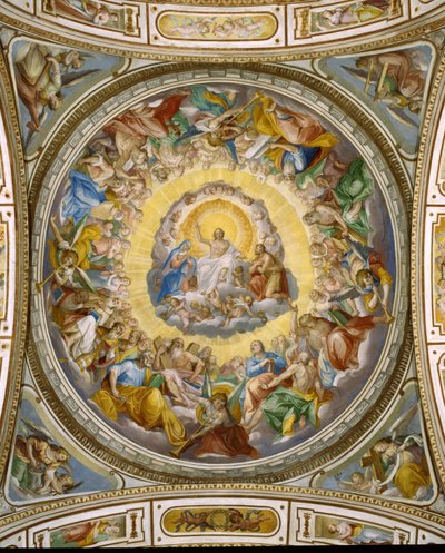 Interior of the Dome of the Salviati Chapel, San Gregorio Magno al Celio, c.1600-03 by Giovanni Battista Ricci
